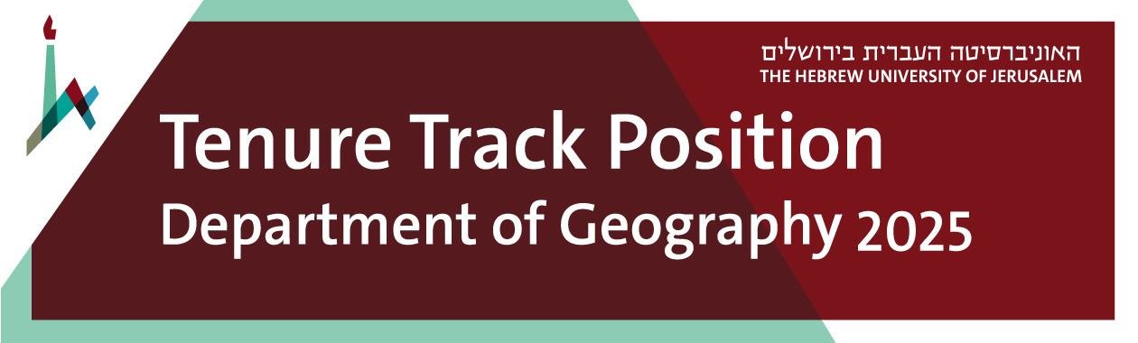 Tenure Track Position Department of Geography 2025
